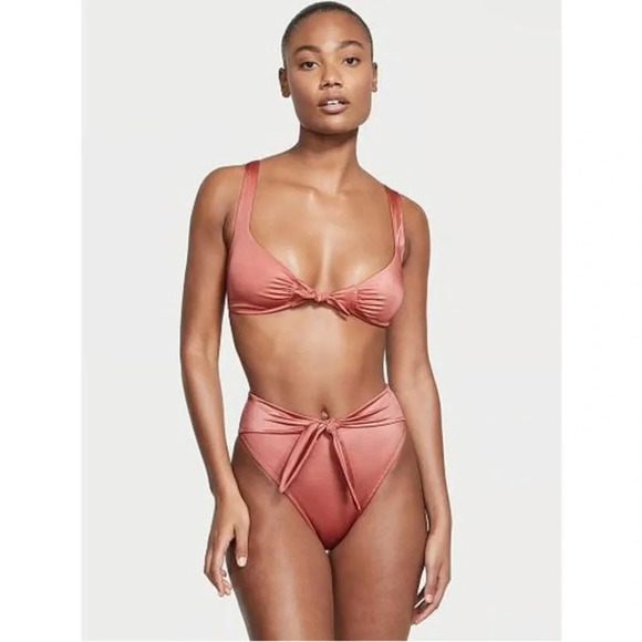 Victoria’s Secret Canyon Rose High Rise Cheeky Bikini Set - Picture 1 of 9